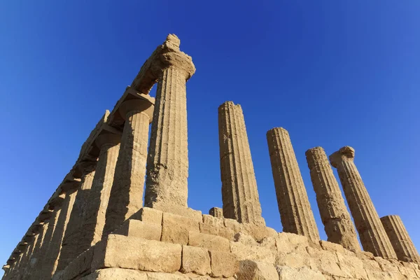 Italië Sicilië Agrigento Griekse Tempelvallei Junotempel 480 420 Chr — Stockfoto