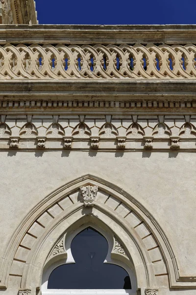 Italien Sicilien Marina Ragusa Barock Fasaden Ett Gammalt Hus 1700 — Stockfoto