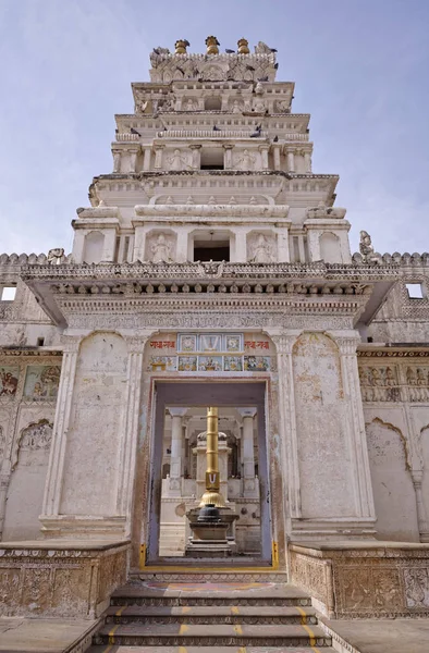 Indien Rajasthan Pushkar Januari 2007 Hinduiska Templet Ledare — Stockfoto