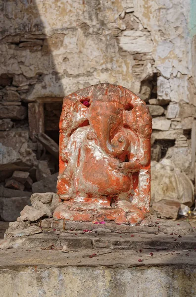 Indie Radżastan Pushkar Mały Pomnik Religijny — Zdjęcie stockowe