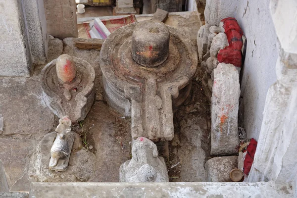 Indien Rajasthan Pushkar Liten Religiös Staty — Stockfoto