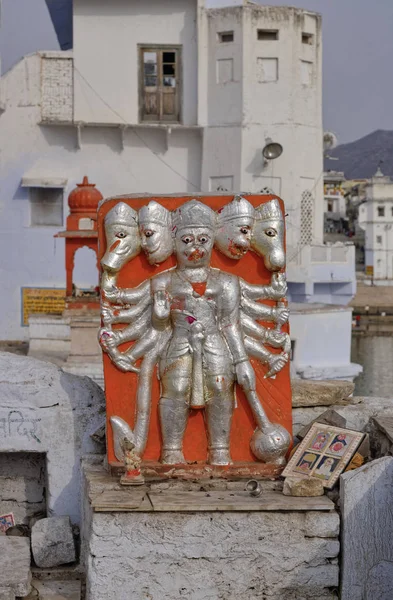 India Rajasthan Pushkar Small Religious Statue — Stock Photo, Image