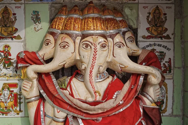 Indien Rajasthan Pushkar Religiöse Statue Heiligen See — Stockfoto