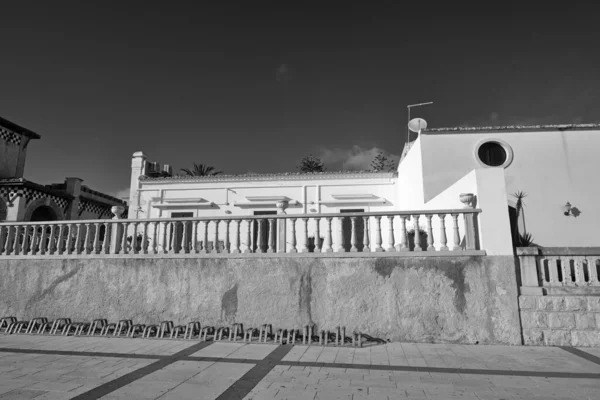 Itália Sicília Mar Mediterrâneo Marina Ragusa Província Ragusa Fachada Uma — Fotografia de Stock