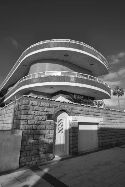 Itália Sicília Mar Mediterrâneo Marina Ragusa Província Ragusa Construída Beira — Fotografia de Stock