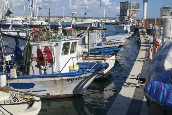 Talya Sicilya Marina Ragusa Ragusa Eyaleti Kasım 2019 Limanda Sicilya — Stok fotoğraf