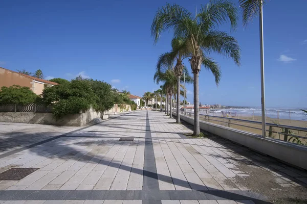 Itália Sicília Mar Mediterrâneo Marina Ragusa Província Ragusa Vista Para — Fotografia de Stock