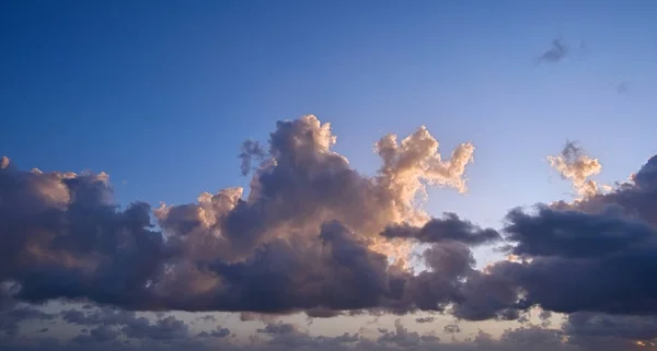 Italia Sicilia Nubes Cielo Atardecer —  Fotos de Stock
