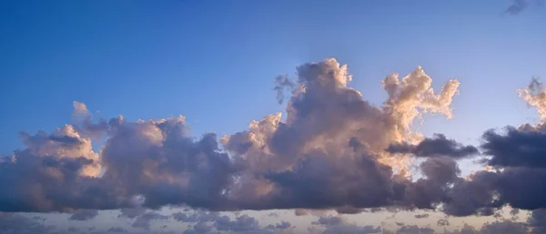 Italien Sizilien Wolken Himmel Bei Sonnenuntergang — Stockfoto