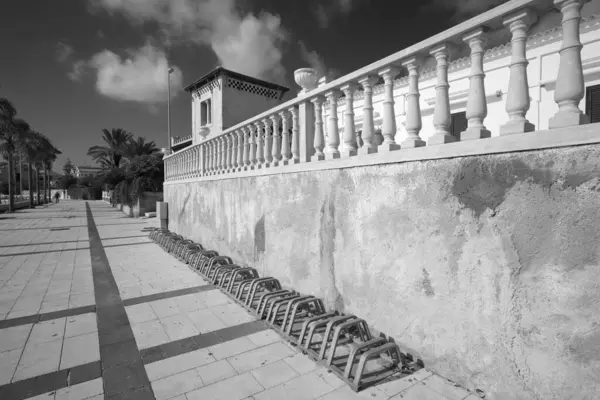 Itália Sicília Mar Mediterrâneo Marina Ragusa Província Ragusa Fachada Casas — Fotografia de Stock