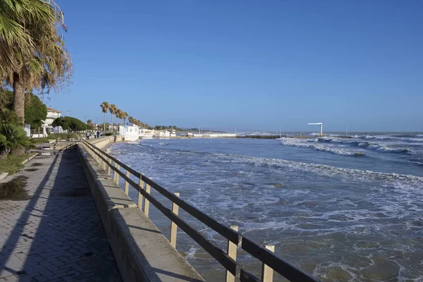 Italië Sicilië Middellandse Zee Marina Ragusa Provincie Ragusa Uitzicht Kust — Stockfoto