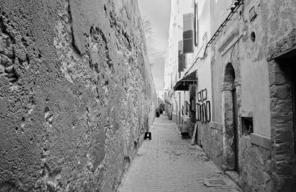 Morocco Essaouira November 2019 People Shops Old Original Wall Town — Stock Photo, Image