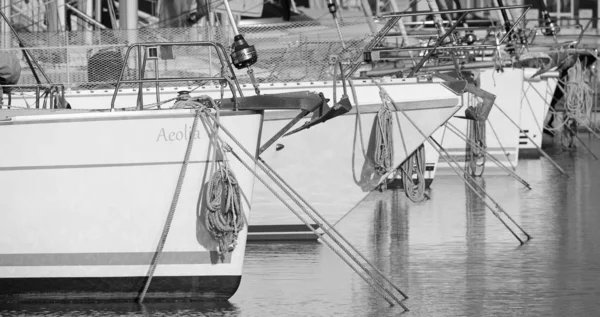 意大利 西西里 地中海 拉古萨海 拉古萨省 2019年11月27日 港口航船 — 图库照片