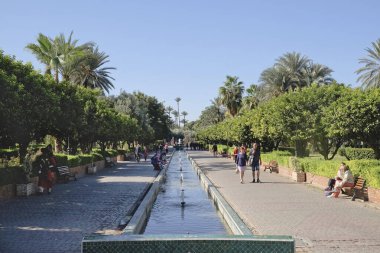 Fas, Marakeş, 17 Kasım 2019, Lalla Hasna Park - Editör