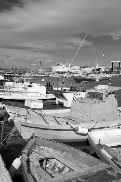 Italia Sicilia Portopalo Capo Passero Noviembre 2019 Barcos Pesqueros Locales — Foto de Stock