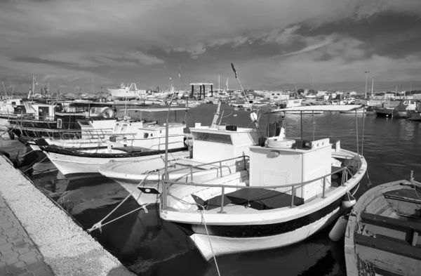 Italien Sizilien Portopalo Capo Passero November 2019 Lokale Fischerboote Hafen — Stockfoto