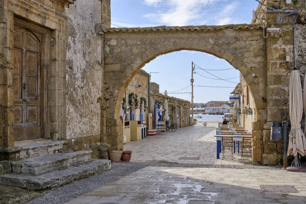 Itálie Sicílie Marzamemi Provincie Siracusa Listopadu 2019 Lidé Obchody Starých — Stock fotografie