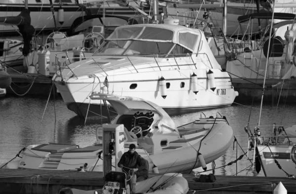 Italie Sicile Méditerranée Marina Ragusa Province Raguse Décembre 2019 Personnes — Photo