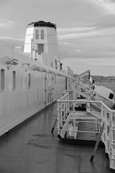 Itália Calábria Villa Giovanni Dos Muitos Ferryboats Que Ligam Sicília — Fotografia de Stock