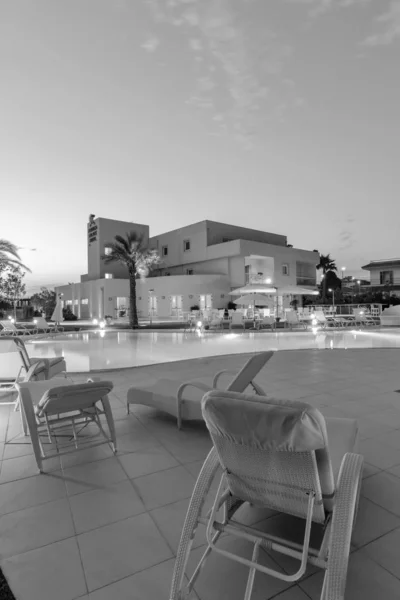 Italy Sicily Modica Ragusa Province July 2011 Hotel Swimming Pool — Stock Photo, Image