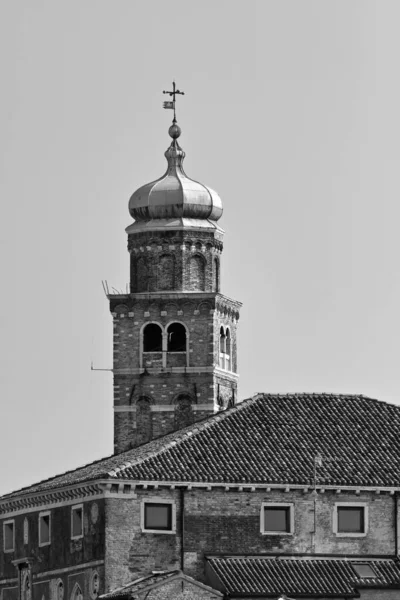 Italia Venezia Isola Murano Vecchio Campanile — Foto Stock