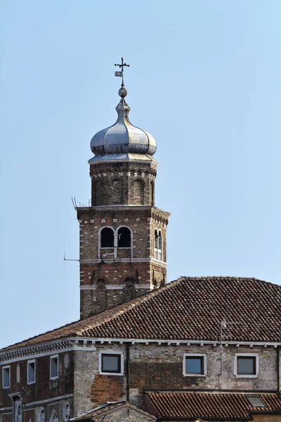 Italia Venezia Isola Murano Vecchio Campanile — Foto Stock