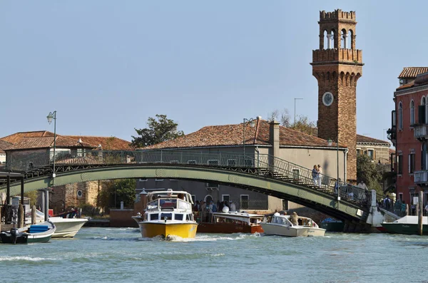 Italia Venecia Isla Murano Septiembre 2011 Vista Uno Los Canales — Foto de Stock