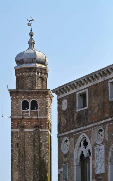 Włochy Wenecja Wyspę Murano Stara Dzwonnica — Zdjęcie stockowe