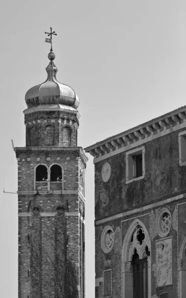 Itália Veneza Ilha Murano Torre Velha Sino — Fotografia de Stock