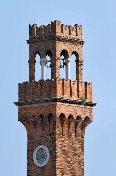 Italy Venice Murano Island Old Bell Tower — Stock Photo, Image