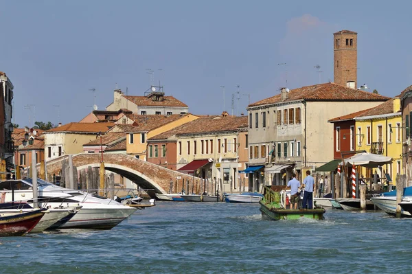 Talya Venedik Murano Adası Eylül 2011 Ada Kanallarından Birinin Görüntüsü — Stok fotoğraf
