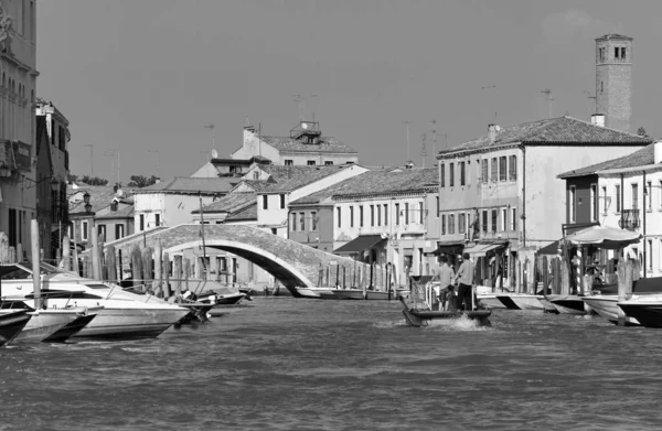 Італія Венеція Острів Мурано Вересня 2011 Року Вигляд Одного Каналів — стокове фото