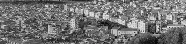 Italien Sicilien Scicli Ragusaprovinsen Panoramautsikt Över Staden — Stockfoto