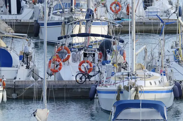 Itália Sicília Mar Mediterrâneo Marina Ragusa Província Ragusa Dezembro 2019 — Fotografia de Stock