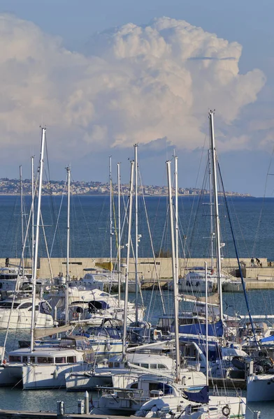 Itália Sicília Mar Mediterrâneo Marina Ragusa Província Ragusa Dezembro 2019 — Fotografia de Stock