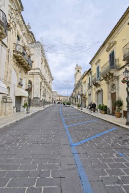 İtalya, Sicilya, Sicilya, Palazzolo Acreide (Syracuse Eyaleti); 29 Aralık 2019.