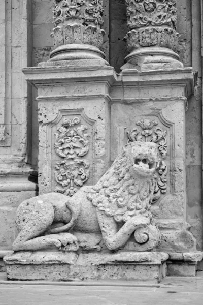 Olaszország Szicília Palazzolo Acreide Syracuse Tartomány Szent Sebestyén Székesegyház Barokk — Stock Fotó