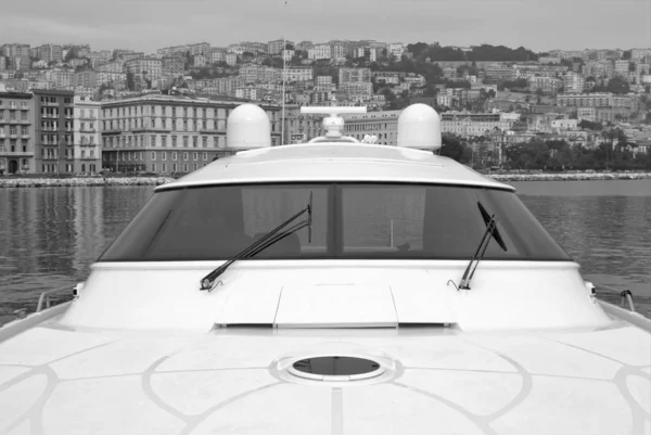 Italie Méditerranée Naples Yacht Luxe Dans Port — Photo