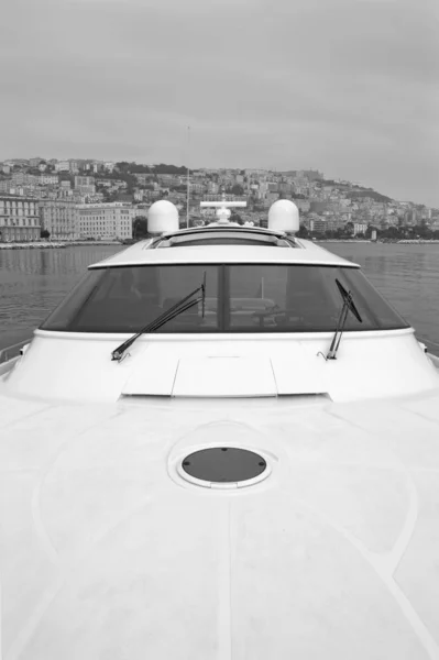 Italie Méditerranée Naples Yacht Luxe Dans Port — Photo
