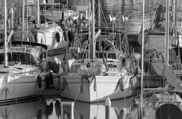 意大利 西西里 地中海 拉古萨海 拉古萨省 2020年1月9日 港口航船 — 图库照片