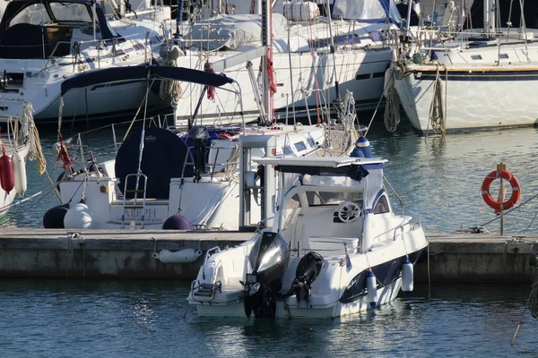 Talya Sicilya Akdeniz Marina Ragusa Ragusa Eyaleti Ocak 2020 Limandaki — Stok fotoğraf