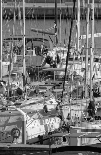 意大利 西西里 地中海 拉古萨海 拉古萨省 2020年1月16日 港口航船编辑 — 图库照片