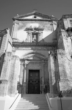 İtalya, Sicilya, Licata (Agrigento Eyaleti), St. Domenico kilise barok cephesi (Xxvii Century A.C..)