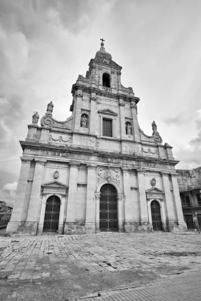 Italy Sicily Comiso Ragusa Province View Santa Maria Delle Stelle — Stock Photo, Image