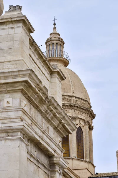 Italien Sicilien Comiso Ragusaprovinsen Utsikt Över Santa Maria Delle Stelles — Stockfoto