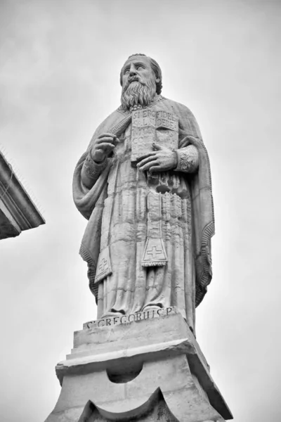 Italia Sicilia Comiso Provincia Ragusa Vista Fachada Iglesia Santa Maria —  Fotos de Stock