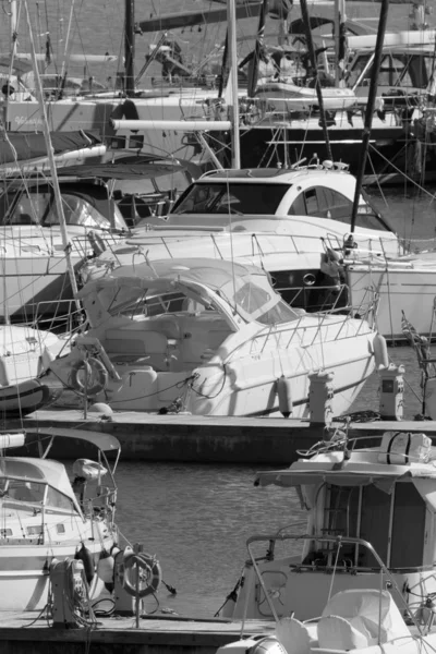 Italie Sicile Méditerranée Marina Ragusa Province Raguse Janvier 2020 Yachts — Photo