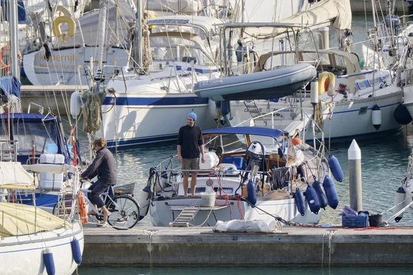 Италия Сицилия Средиземное Море Марина Рагуза Провинция Рагуза Января 2020 — стоковое фото
