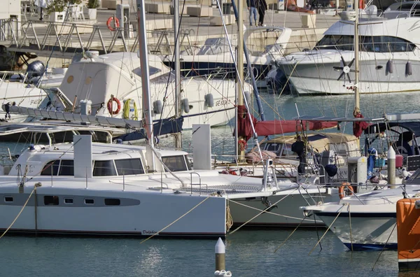 Itália Sicília Mar Mediterrâneo Marina Ragusa Província Ragusa Janeiro 2020 — Fotografia de Stock