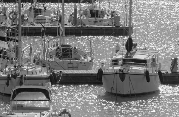 Italie Sicile Méditerranée Marina Ragusa Province Raguse Février 2020 Bateaux — Photo